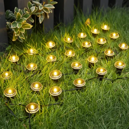 30 LED Pathway Light,Waterproof Solar Ground Lights,Outdoor Lights Ground Eight Functions,Walkway Lights for Pathway Patio Lawn Deck