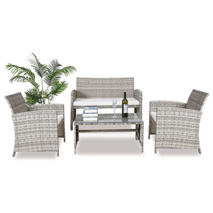 Rattan Sofa Chair Set